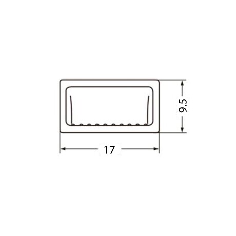 Jabonera De Empotrar De Loza Blanca 17 X 7.5 000