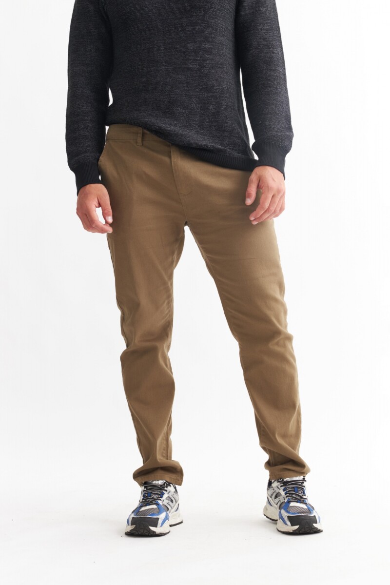 Pantalón recto VERDE OLIVA