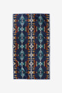Toalla oversized Jacquard Azul