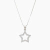 Cadena con dije de estrella en Plata 925 y circonias Cadena Con Dije De Estrella En Plata 925 Y Circonias