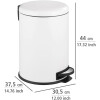 Papelera Easy Close Blanco Wenko 20 litros Papelera Easy Close Blanco Wenko 20 litros