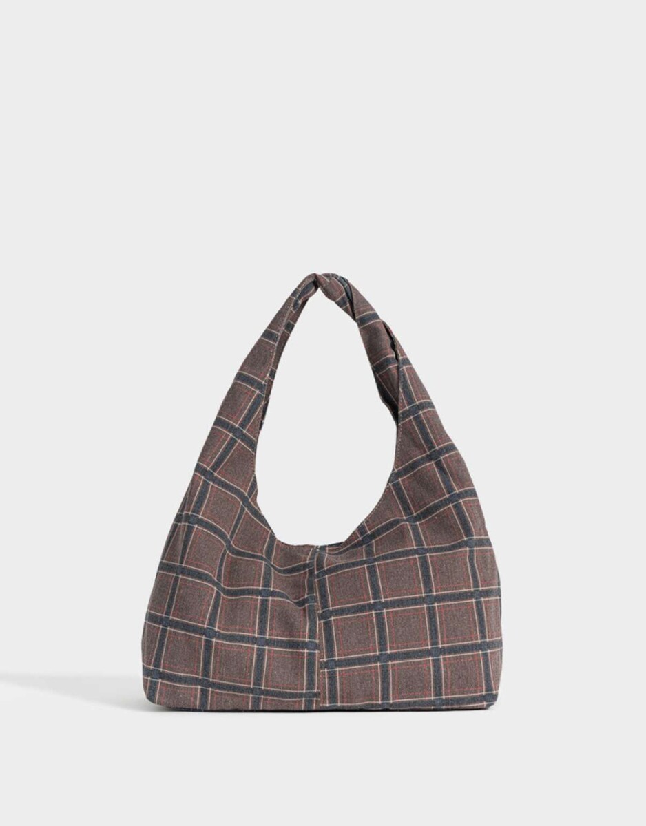 Cartera Saca Cuadrillé - Estampado Escoces 