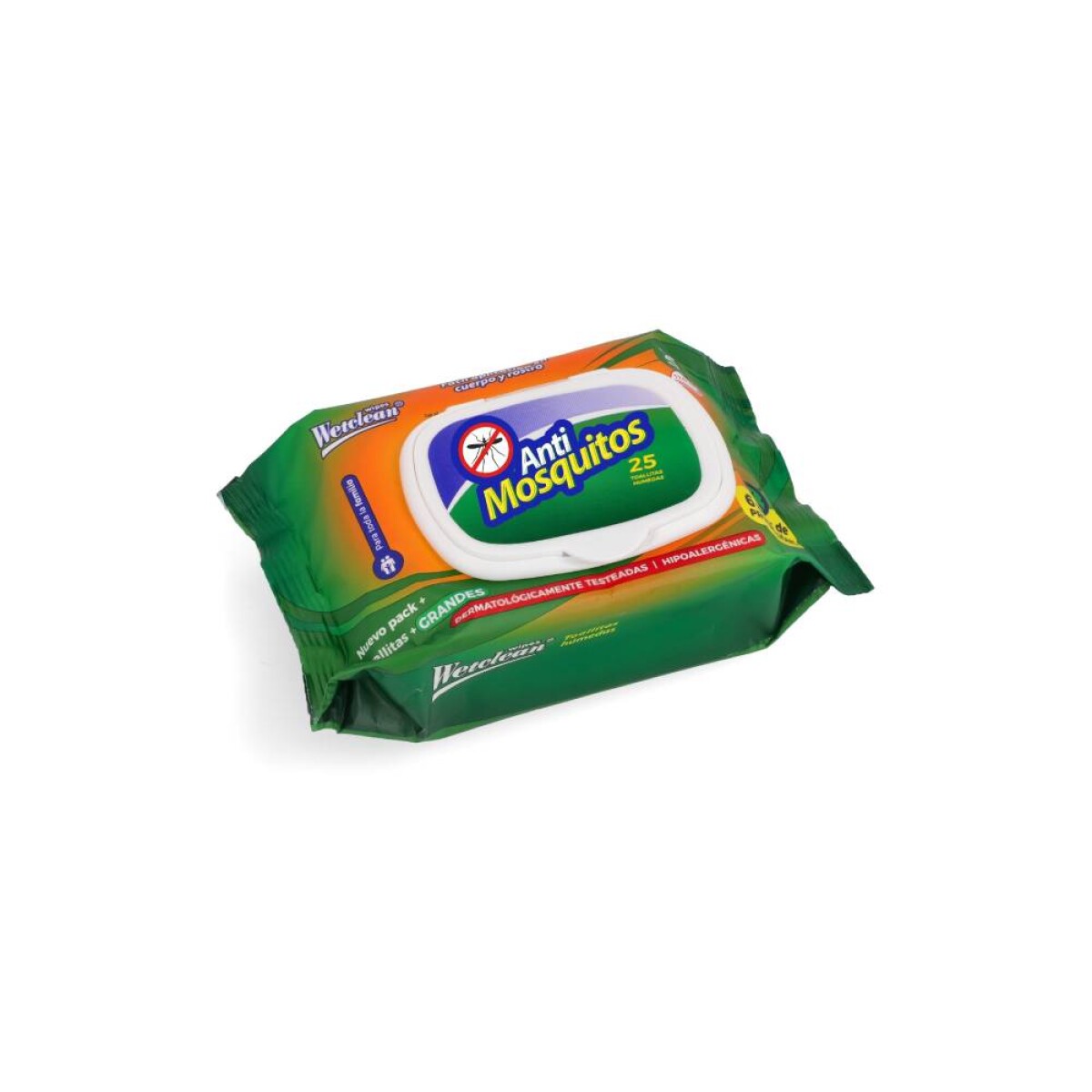 Toallitas anti mosquitos Wetclean 25 unidades 