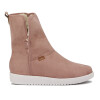 Moleca Bota Gamuza Rosado-blanco