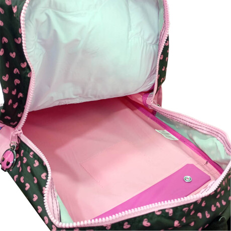 Mochila Infantil Kuromi C/carro 40cm Rueditas Escolar Rosa