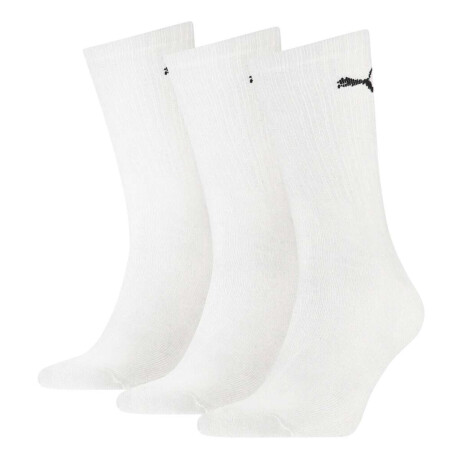 Medias Puma Sport 3-Pack Unisex Blanco
