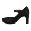 Vizzano Zapato Formal C/pulsera Taco Alto Negro
