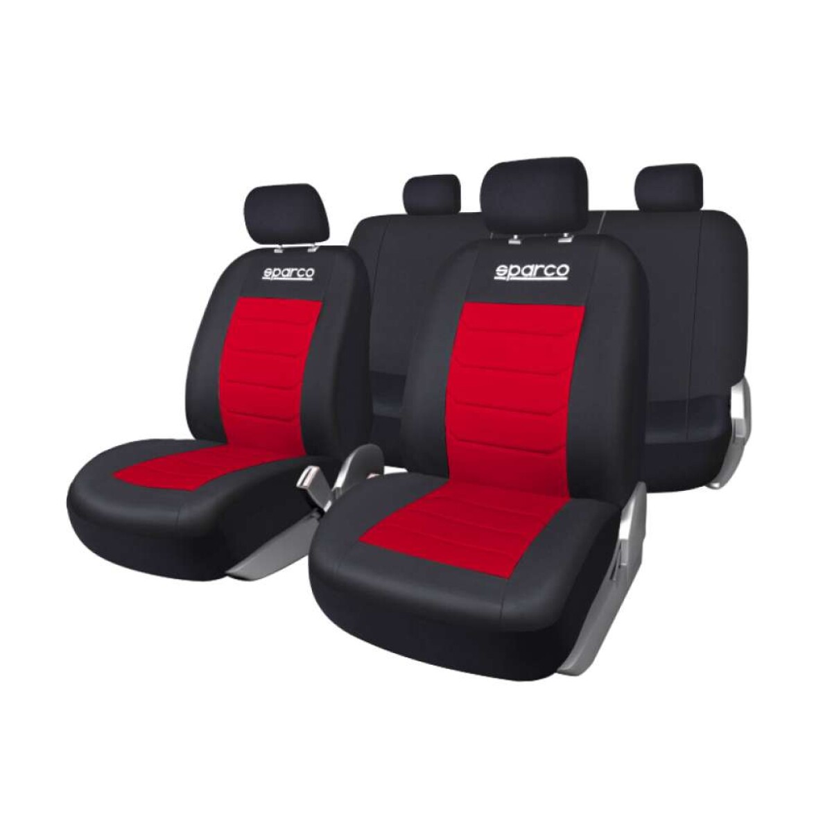 Cubreasiento Sparco Juego 9 Piezas - Rojo 