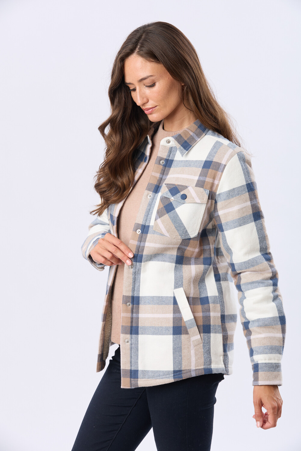 CAMPERA DE VIYELA Azul