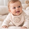 Set baberos bandana x3 beige leon