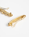 Horquillas Set Metal Set De Hebillas Francesas - Dorado