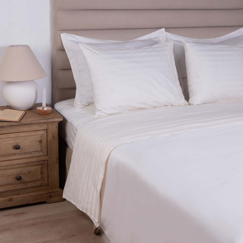 JGO SÁBANAS KING ALGODON BLANCO HOTELERAS 500 HILOS