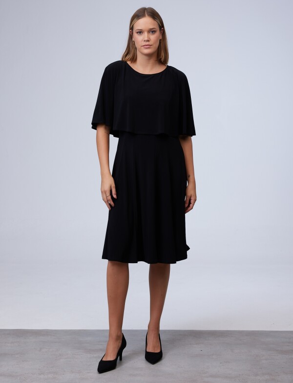Vestido Overlayer NEGRO