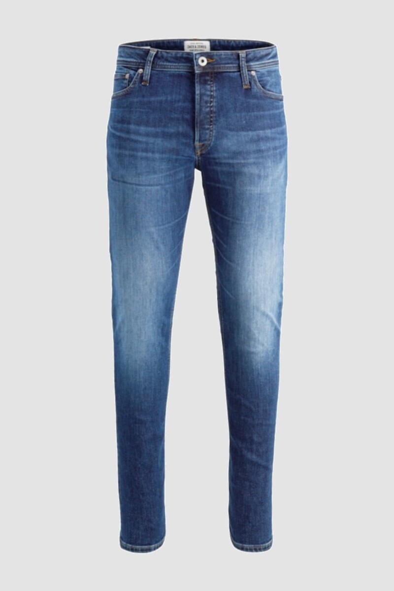 Jeans Slim fit con lavado azul oscuro - Blue Denim 