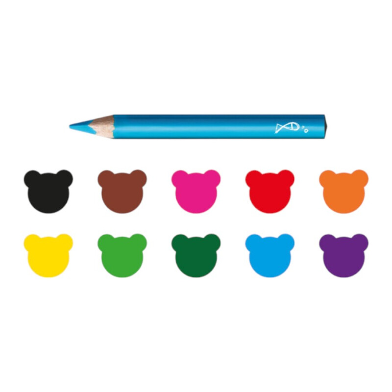 Lápices Triangulares Carioca Baby x10 Lápices Triangulares Carioca Baby x10