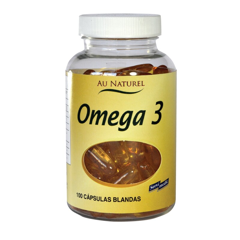 Omega 3 Servimedic 1000 Mg. 100 Caps. Omega 3 Servimedic 1000 Mg. 100 Caps.