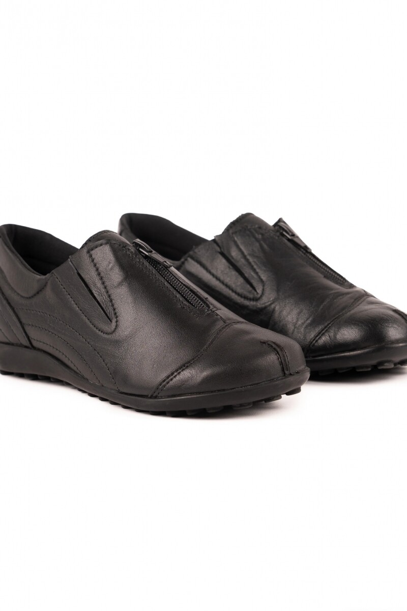 ZAPATO DE CUERO ALMA NEGRO