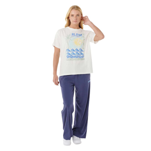 Remera Rip Curl Aloha Hotel Relaxed - Blanco Remera Rip Curl Aloha Hotel Relaxed - Blanco