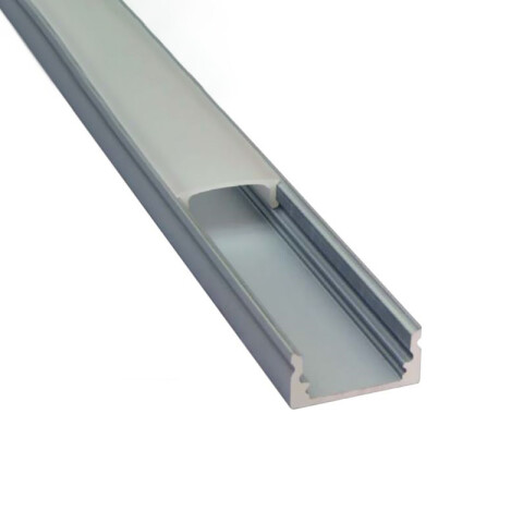 Regleta aluminio para cinta LED 1m 15x6mm IX1630