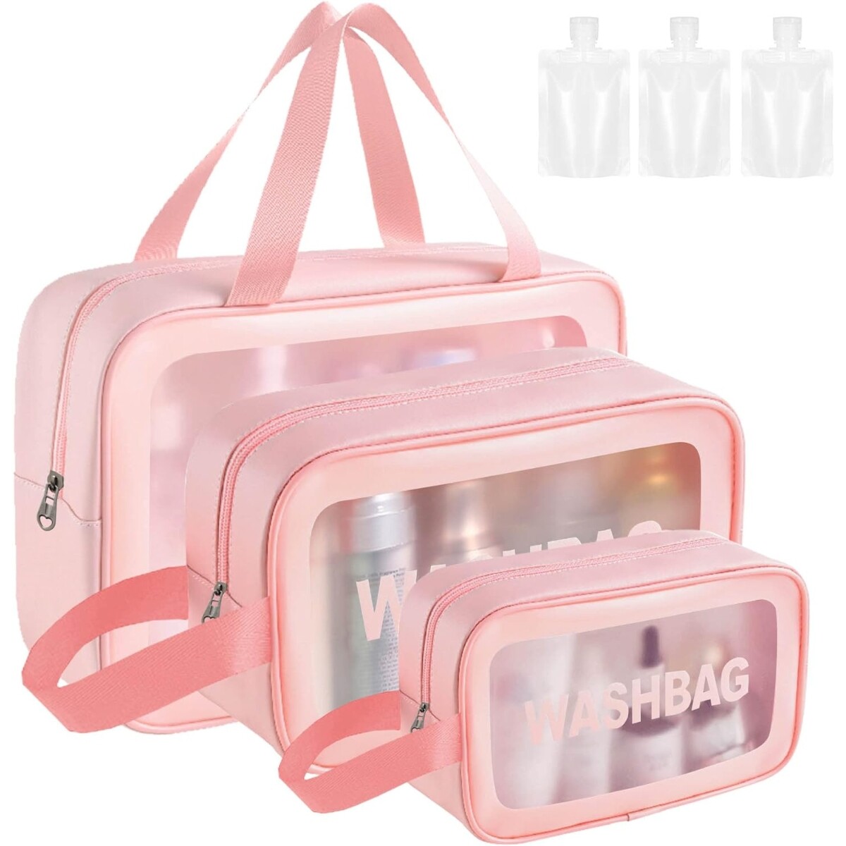 Organizador impermeable para valija WASHBAG - Rosa 