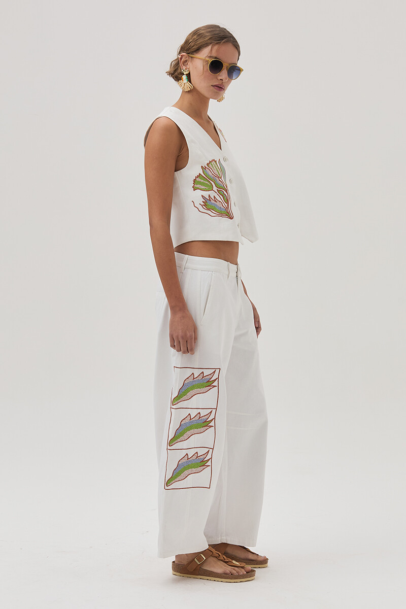Pantalón Fleur Crudo
