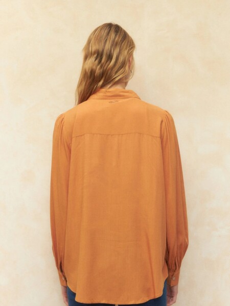 CAMISA ALLIE CHERRY CAMEL