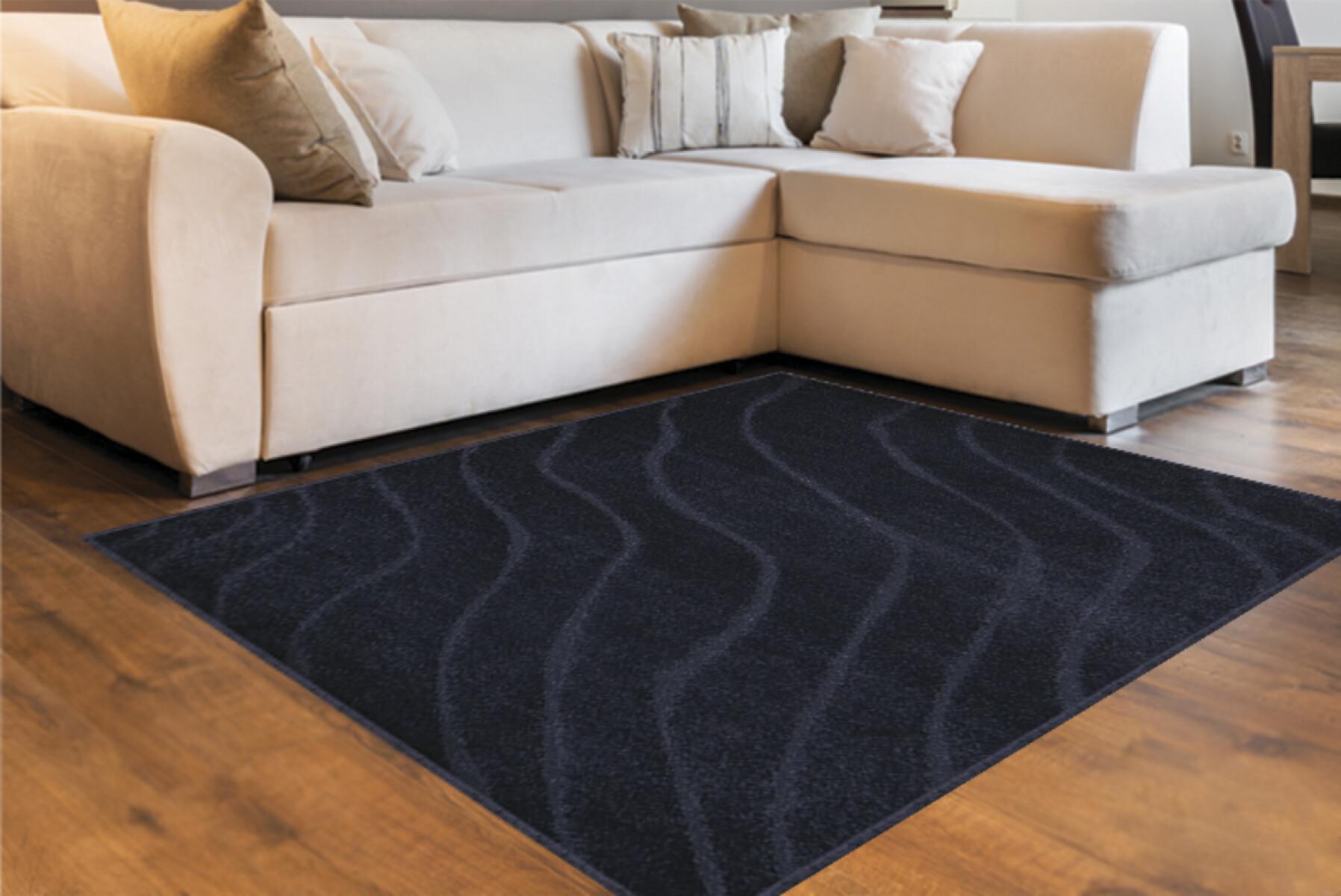 Alfombra Realce Falesia Gris Plomo - 200*250 