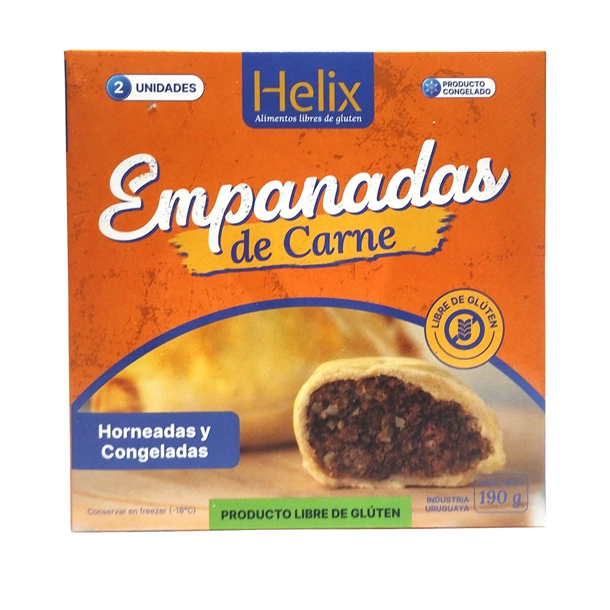 Empanada Carne S/Gluten Helix x2 Unidades 