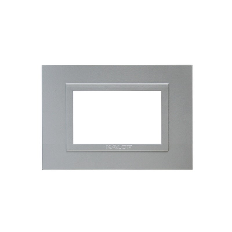 PLACA 3 MOD. ZEN METAL PLATA PLACA 3 MOD. ZEN METAL PLATA
