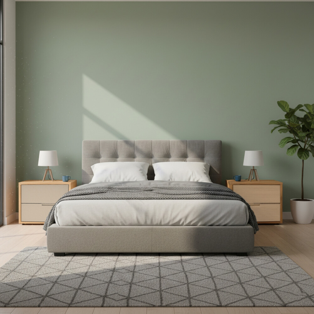Mesa de Luz 2 cajones - Moderna Hanover Frizz
