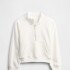 VTG SOFT 1/4 ZIP KANGA PO NEW OFF WHITE