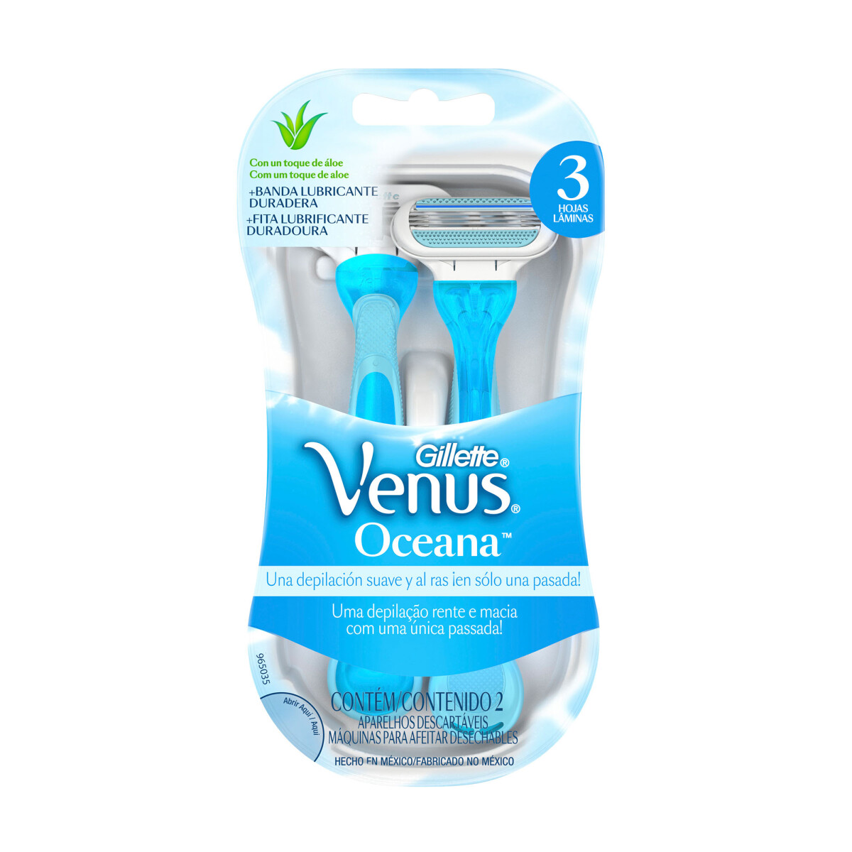 Afeitadora Venus Oceana Desechable 2 Uds. 