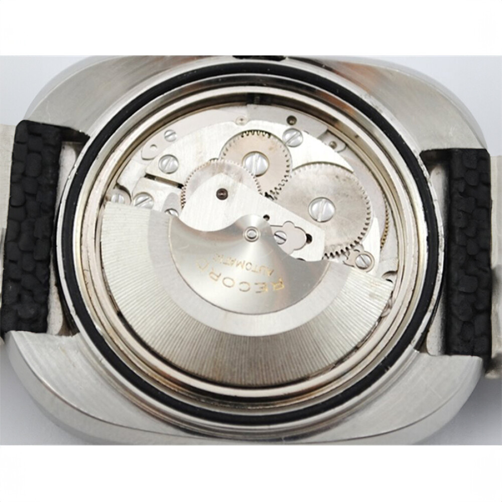 Reloj De Acero Vintage Longines Record Automático Años 1970, Calibre 1955-2 Reloj De Acero Vintage Longines Record Automático Años 1970, Calibre 1955-2