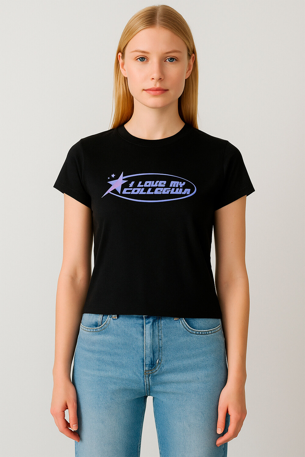 Remera Violeta Estampado 3