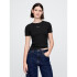 FRCH SS MOD RIB ABBRV TEE BLACK