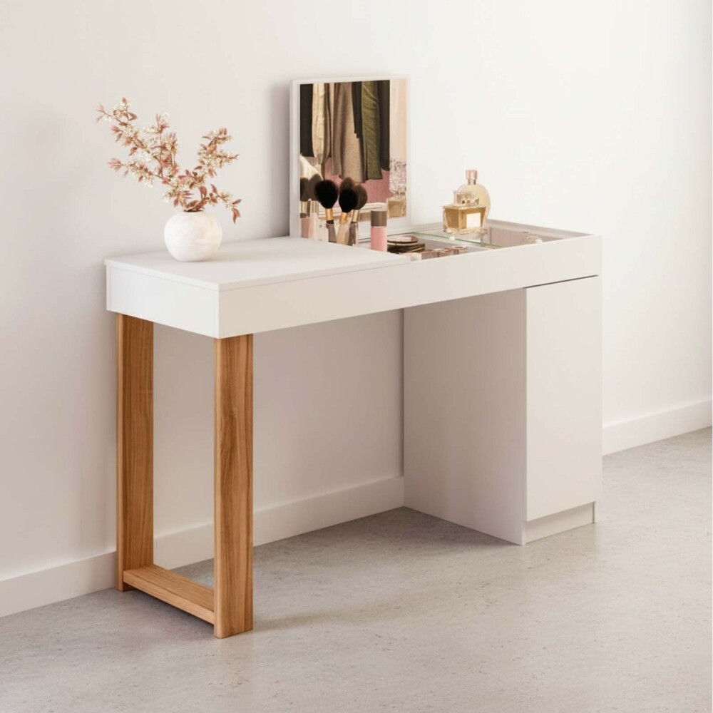 ESCRITORIO TOCADOR MDF MARRON UMPI