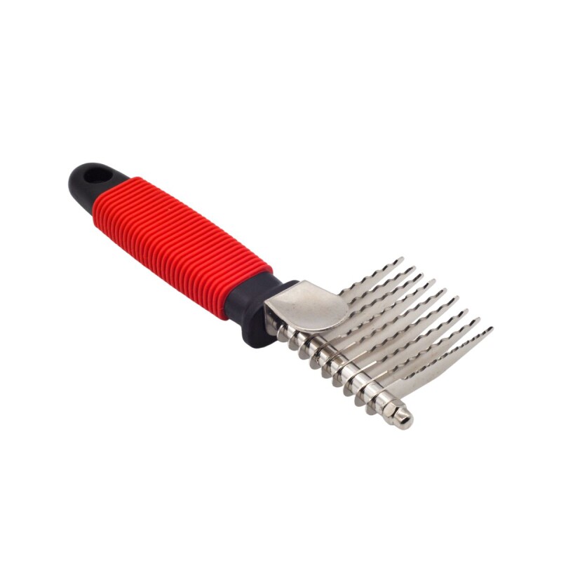 PEINE SACANUDO MANGO ROJO PEINE SACANUDO MANGO ROJO