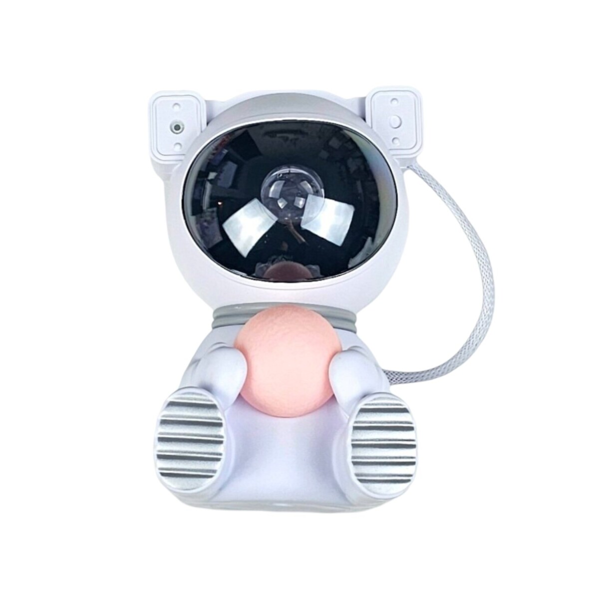 Lampara Led Proyector Astronauta De Estrellas De Galaxia - Blanco 
