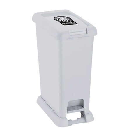 Papelera Basurero Con Pedal Rimax - 20 litros Blanco