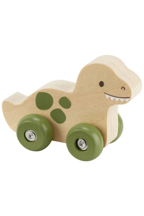 Dinosaurio de arrastre en madera Sin color