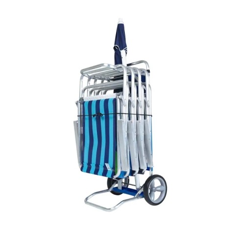 CARRO-MESA CARRITO PLAYERO PARA SILLAS - MOR Azul
