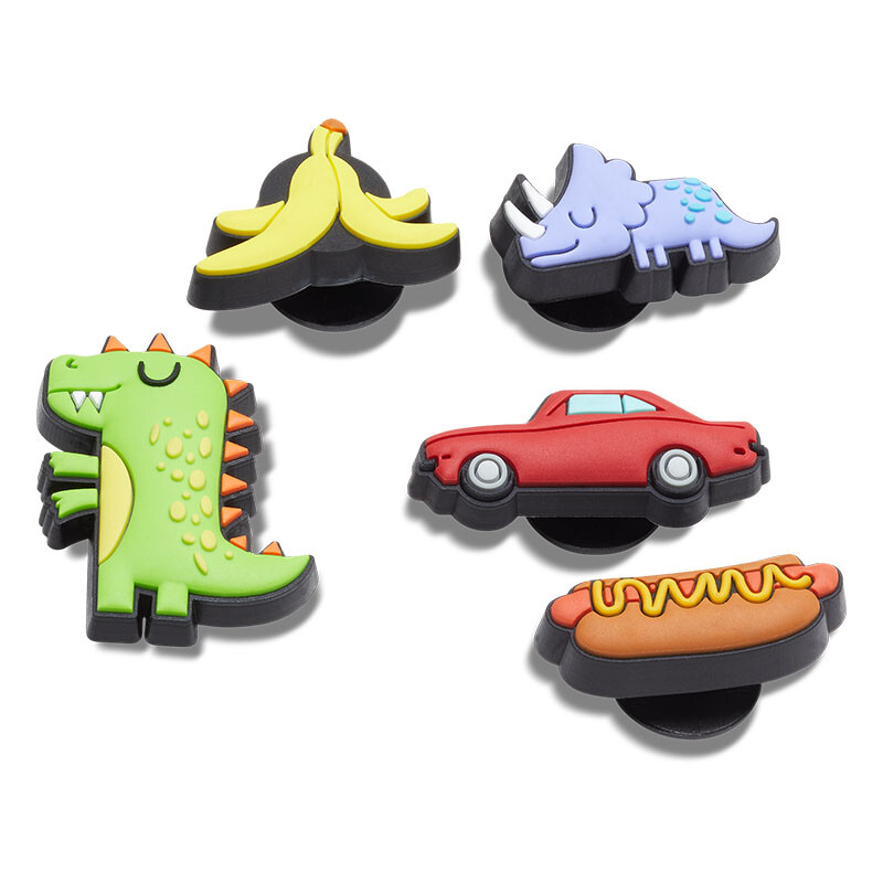 Jibbitz™ Charm Young Boy Cartoons 5 Pack Multicolor