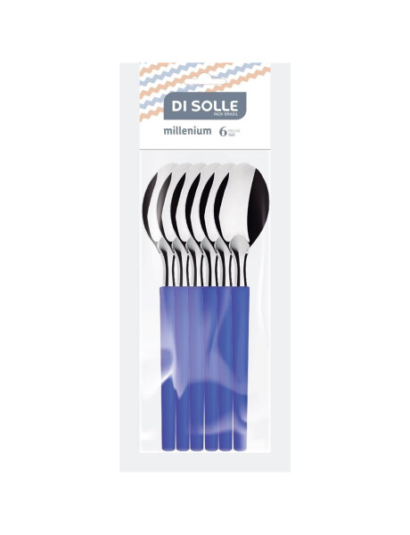 SET 6 CUCHARA MESA 19.6CM M/AZUL MILLENIUM SET 6 CUCHARA MESA 19.6CM M/AZUL MILLENIUM
