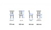 Silla antilla con posa brazo B 9850 Silla Antilla Con Posa Brazo B 9850