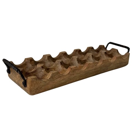 HUEVERA HIERRO-Y-MADERA NATURAL-BEIGE 37905
