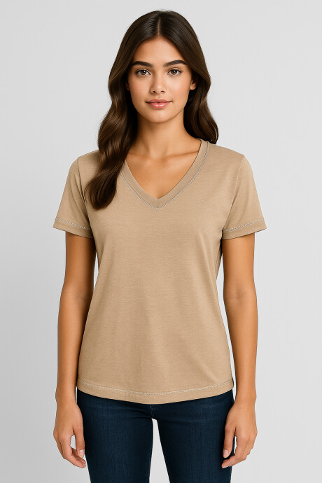 Remera Balsa Taupe Claro