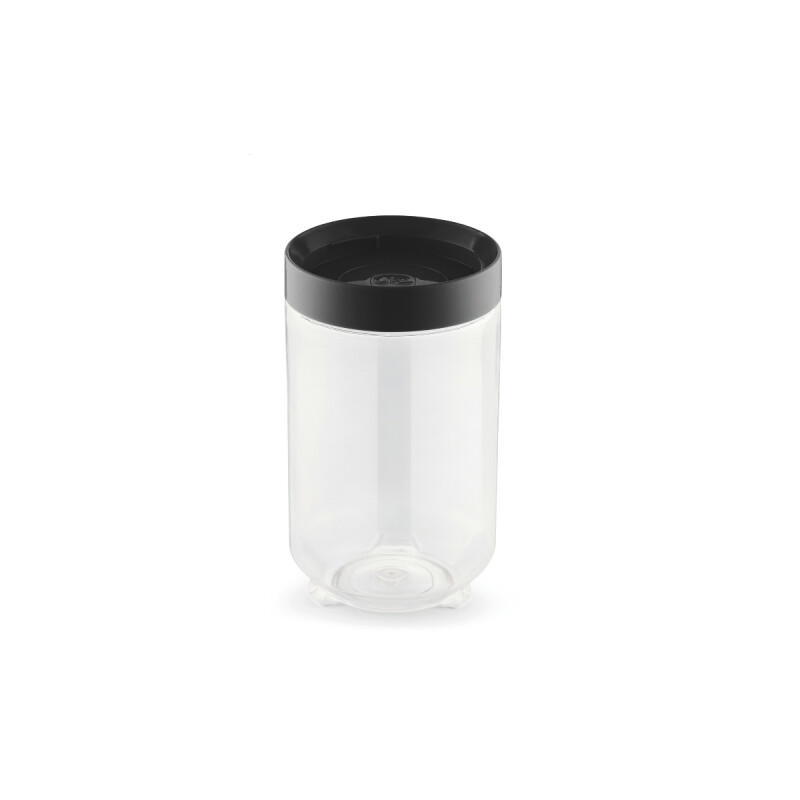 Frasco hermético plástico 900ml NEGRO