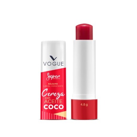 VOGUE BÁLSAMO LABIAL HIDRATANTE CEREZA CON ACEITE DE COCO VOGUE BÁLSAMO LABIAL HIDRATANTE CEREZA CON ACEITE DE COCO