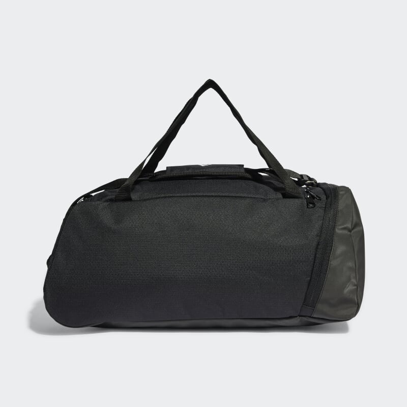 Bolso Adidas Essentials 3 Rayas Duffel Negro