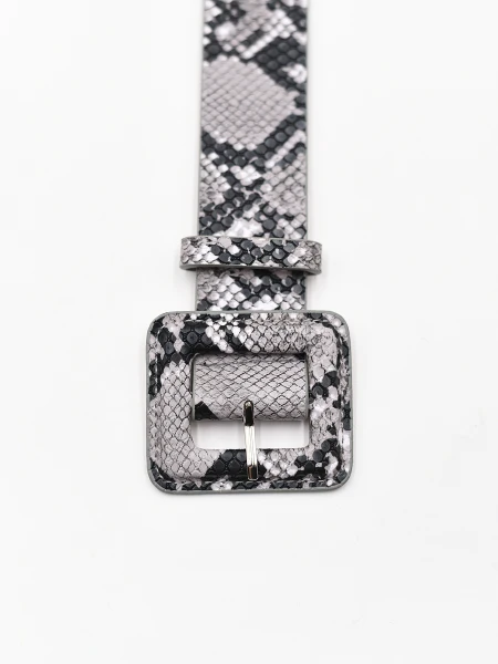 CINTO SNAKE GRIS